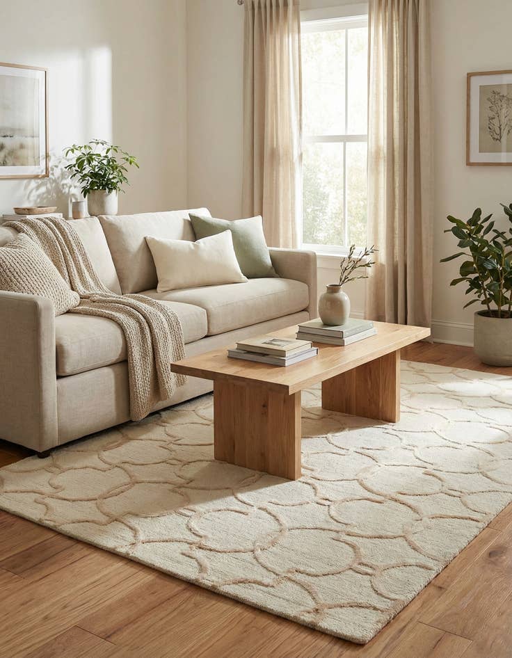 Detail image of 5' 1 x 7' 6 Luna Rug