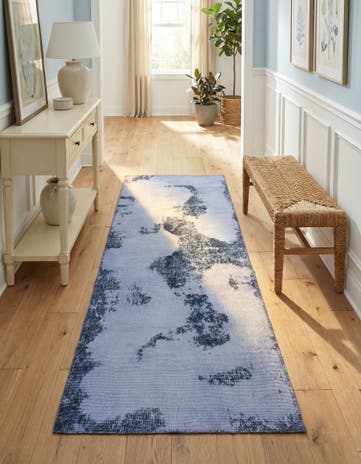 2' 7 x 6' 5 Hand Knotted Ultra Vintage Persian Wool Runner Rug