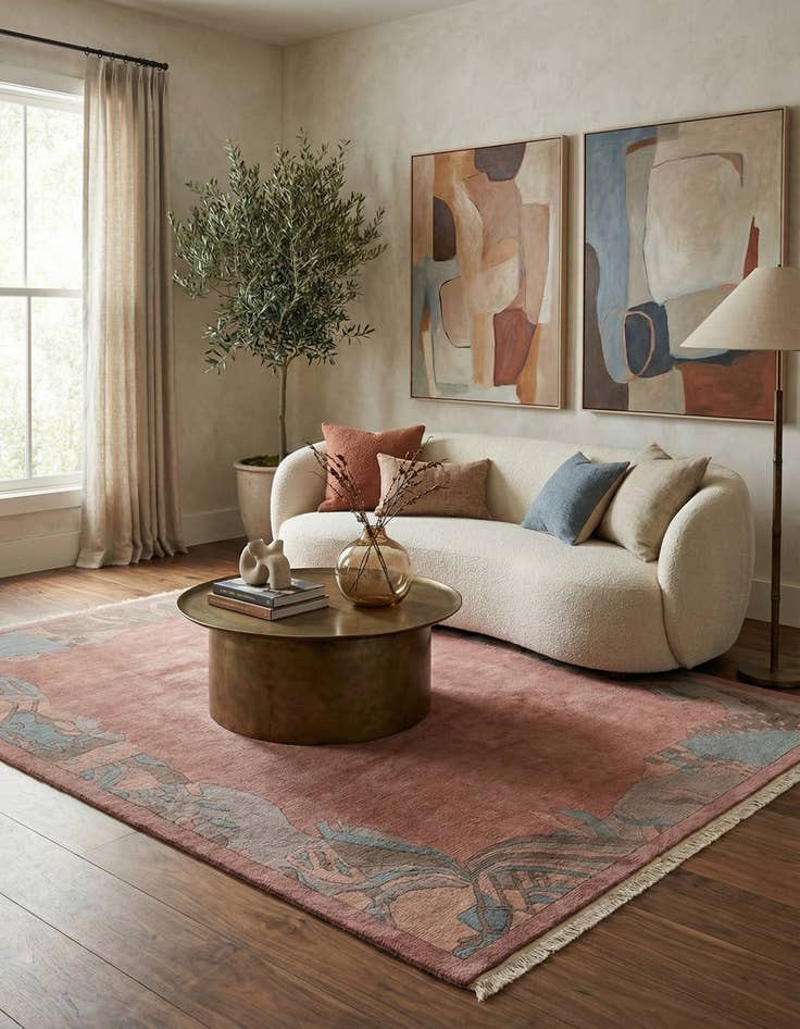 Detail image of  8' 4 x 11' 2  Hand Knotted Tibet Wool Rug