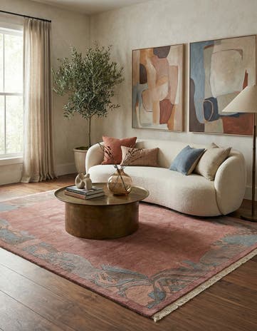 8' 4 x 11' 2 Hand Knotted Tibet Wool Rug