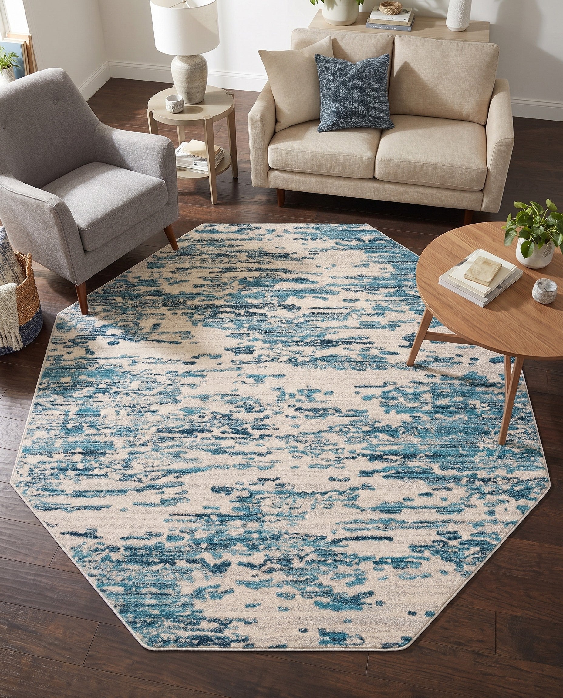 6' x 6' Oasis Octagon Rug