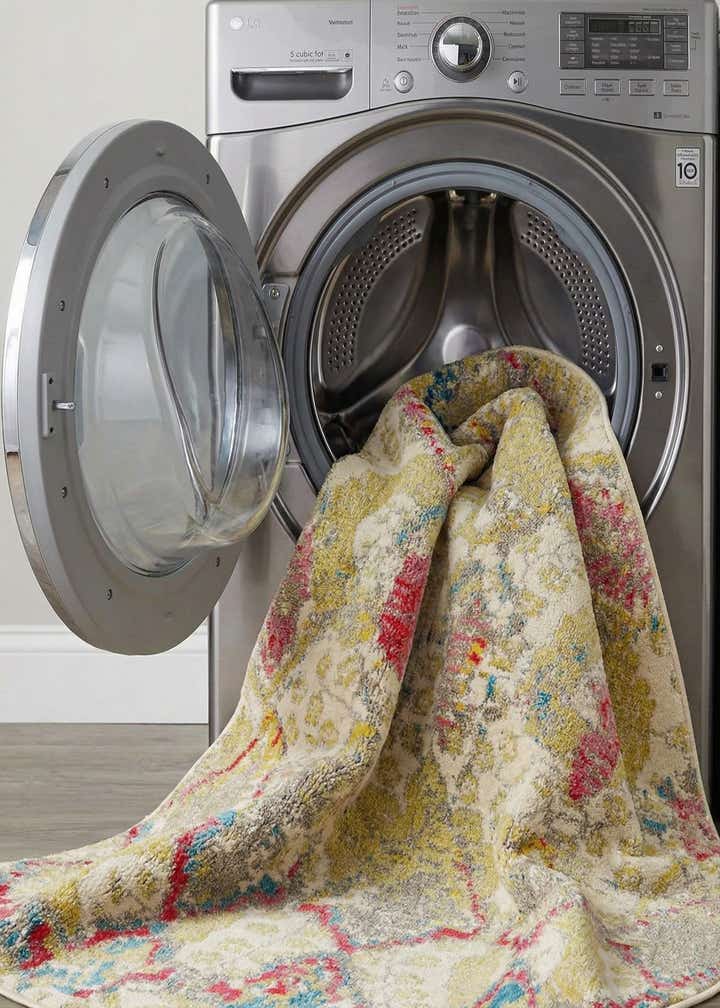 6' x 6' Washable Santa Fe Round Rug
