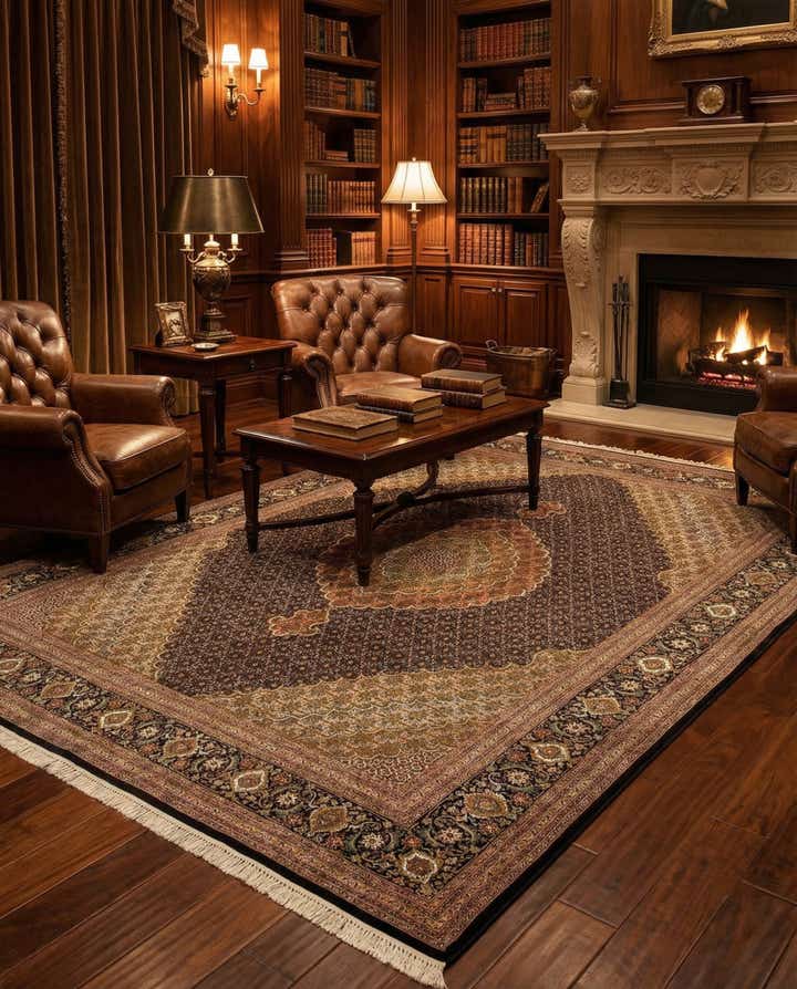 8' 4 x 10' 11 Tabriz Mahi Rug