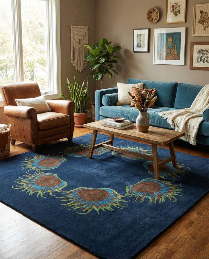 7' 5 x 7' 6 Agra Rug