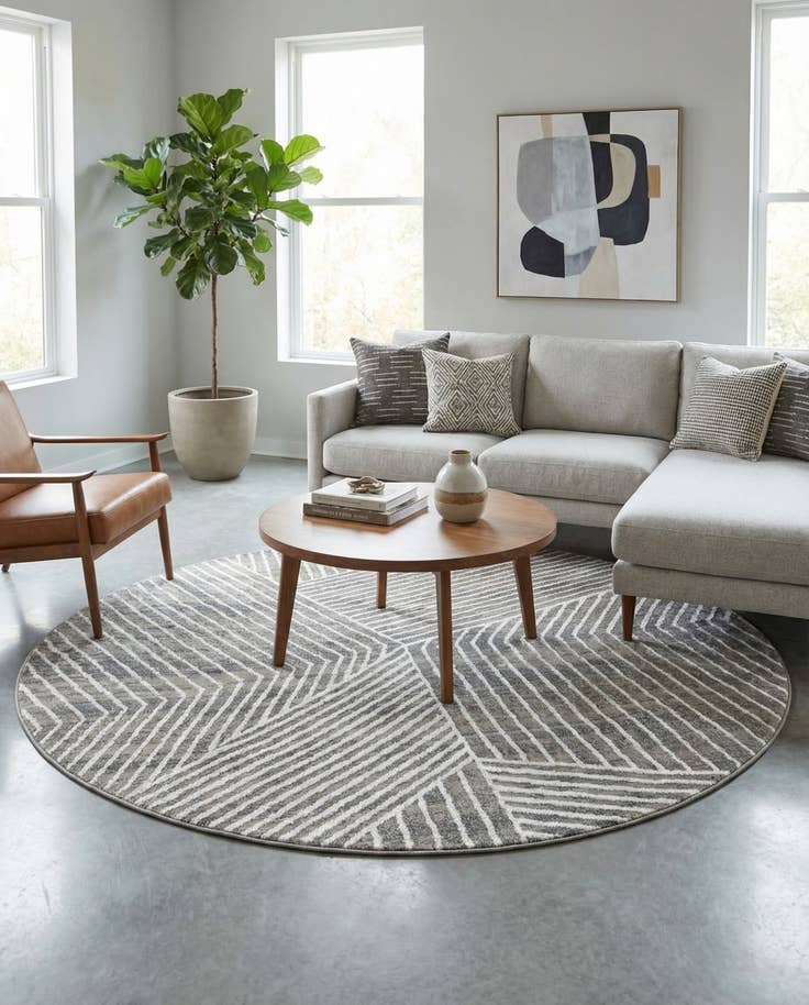 Detail image of 10' x 10' Oslo Round Rug