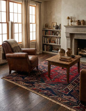 4' x 6' Hand Knotted Anatolian Wool Rug
