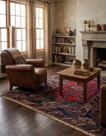 4' x 6' Hand Knotted Anatolian Wool Rug