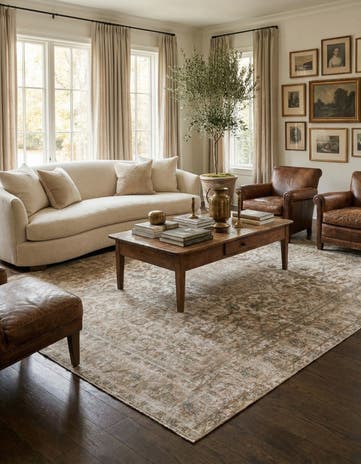9' 5 x 11' 10 Hand Knotted Ultra Vintage Persian Wool Rug