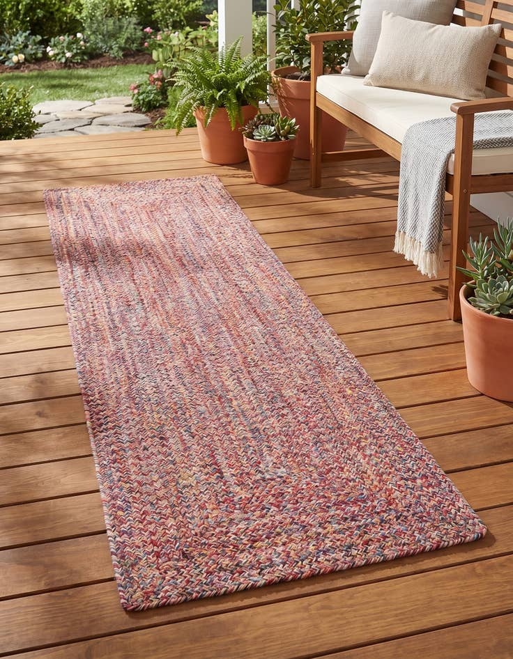 Detail image of 2' x 8' Easy-Clean Eco Verse Washable Indoor / Outdoor Runner Rug