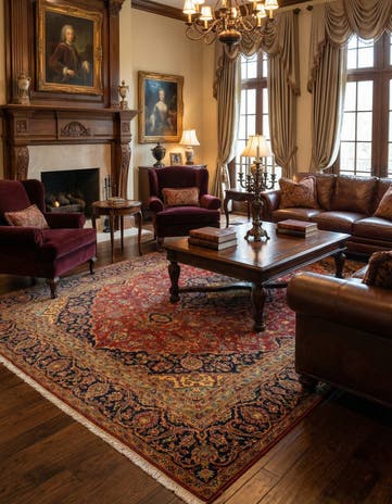7' 5 x 10' Kashan Rug