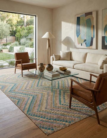 10' 4 x 13' Hand Woven Kilim Modern Wool Rug