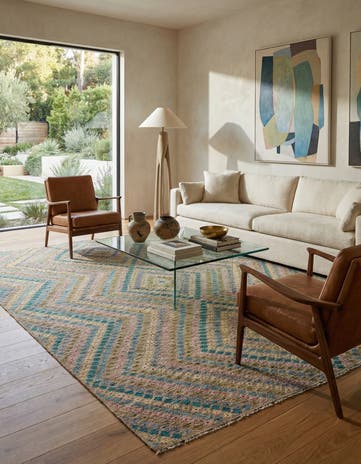 10' 4 x 13' Hand Woven Kilim Modern Wool Rug