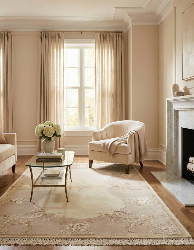 Detail image of 2' 7 x 4' 10  Hand Knotted Darya Rug