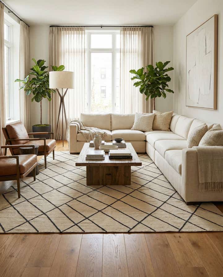 8' 3 x 9' 10 Hand Woven Kilim Modern Wool Rug