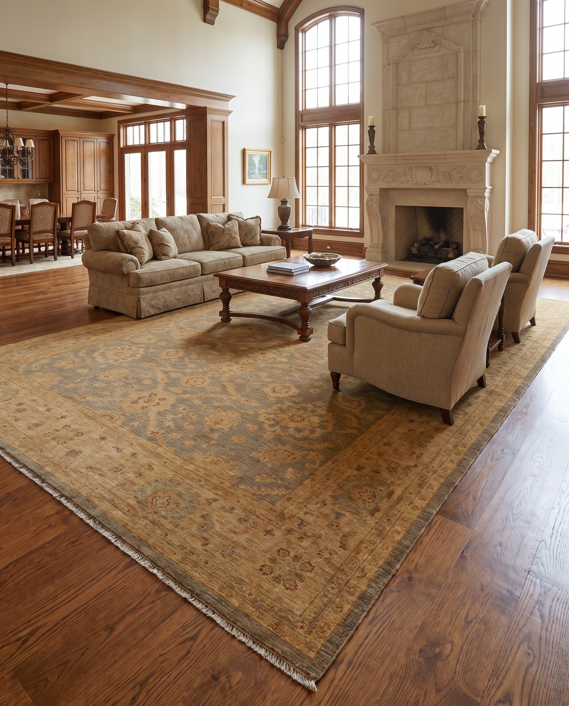 10' 2 x 16' 1 Hand Knotted Vintage Rug