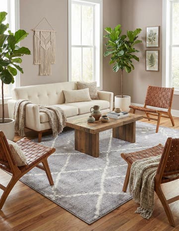 Gray Morocco Rug