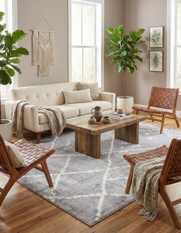 Gray Morocco Rug