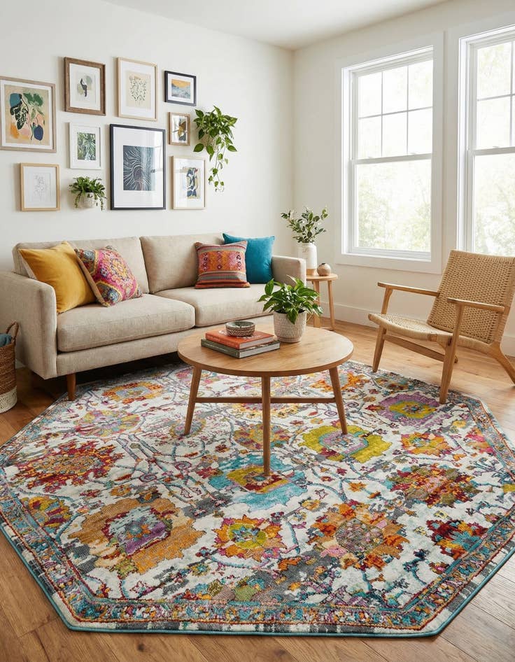 Detail image of 8' 2 x 8' 2 Paragon Octagon Rug