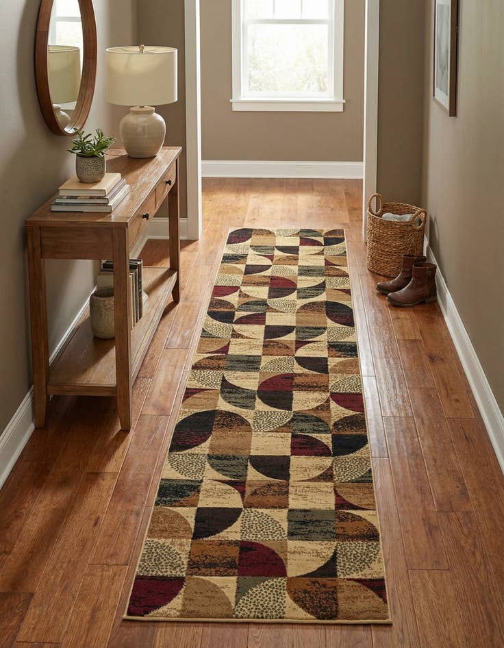 Detail image of 2' 7 x 12' Cafe Runner Rug