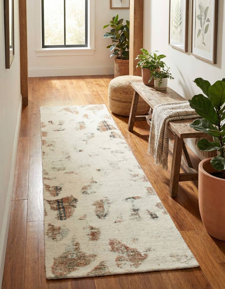 Detail image of 2' 6 x 8' 7  Hand Knotted Ultra Vintage Persian Wool Runner Rug