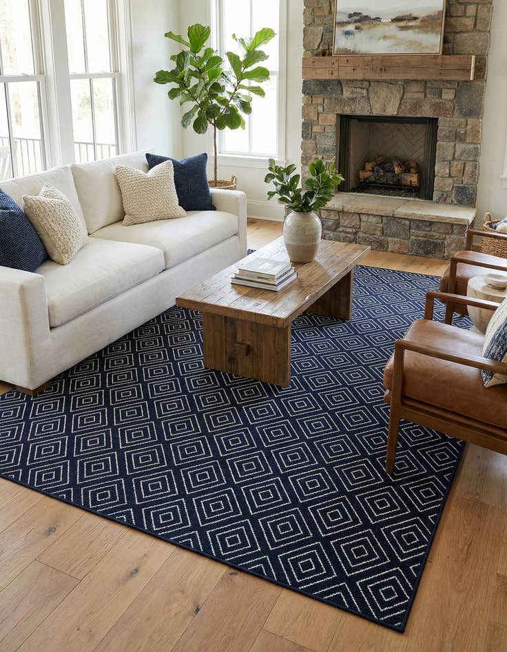 Detail image of 10' x 14'  Washable Sabrina Soto Indoor / Outdoor Rug