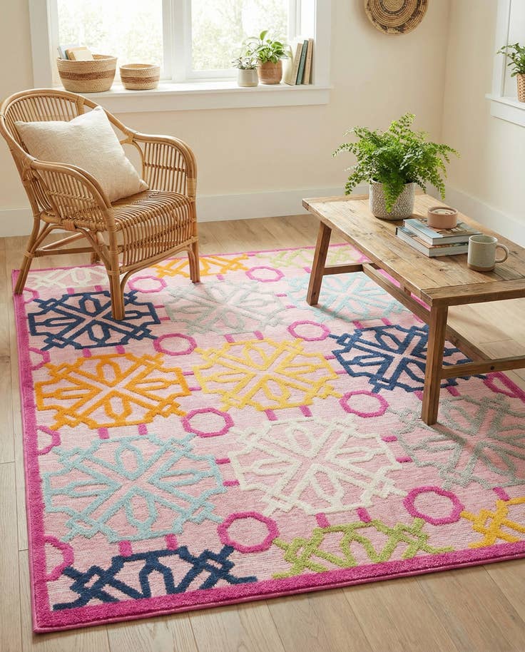 Detail image of 5' x 7' 7 Easy-Clean Indoor / Outdoor Rug
