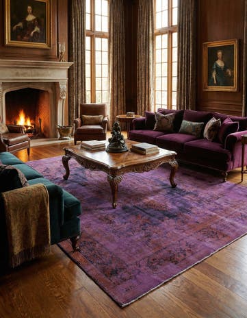 9' 9 x 12' 8 Vintage Royal Wool Rug