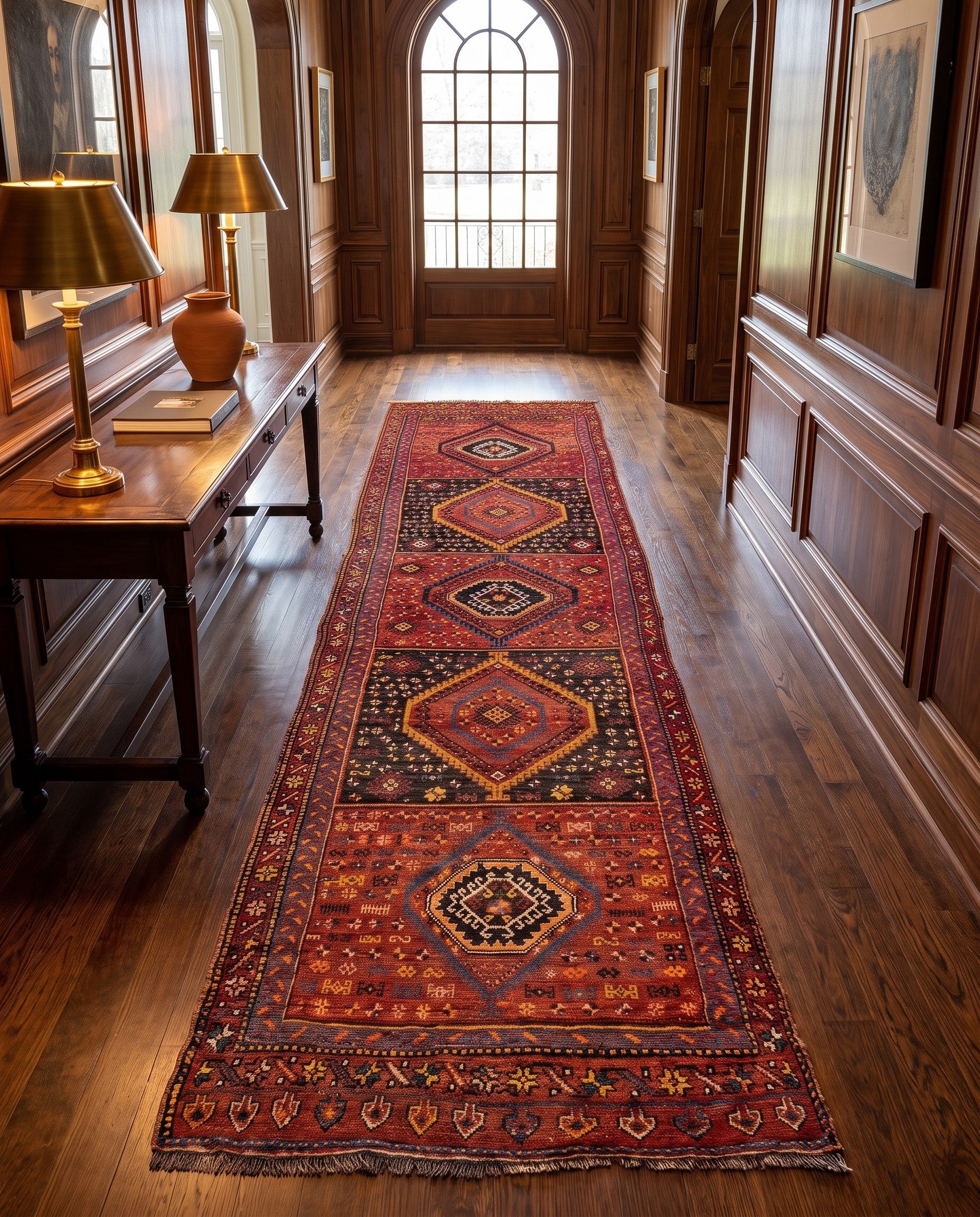 3' 5 x 13' 7 Kurd Runner Rug