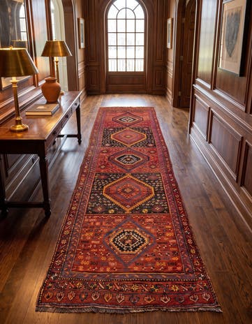 3' 5 x 13' 7 Kurd Runner Rug