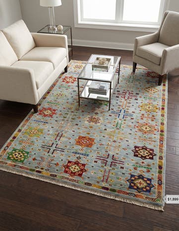 4' 1 x 6' 4 Hand Knotted Ariana Ziegler Rug