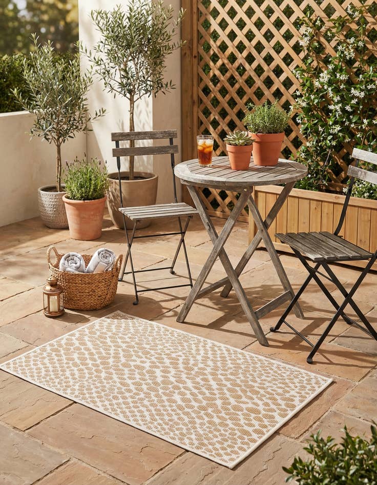 Detail image of 2' x 3' Easy-Clean Jill Zarin Cape Town Indoor / Outdoor Rug