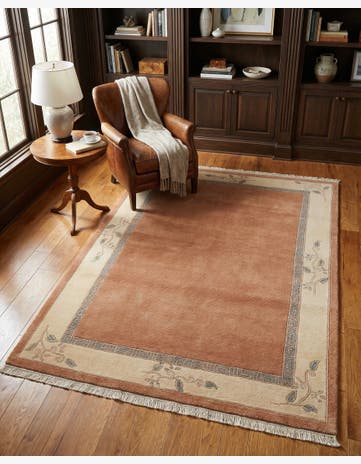 4' x 5' 11 Hand Knotted Nepal Wool Rug