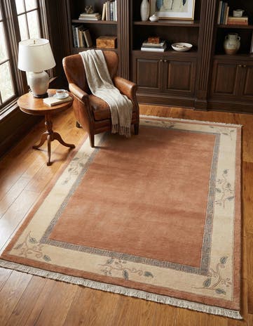 4' x 5' 11 Hand Knotted Nepal Wool Rug