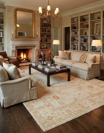 9' 10 x 17' 3 Hand Knotted Peshawar Ziegler Oriental Rug