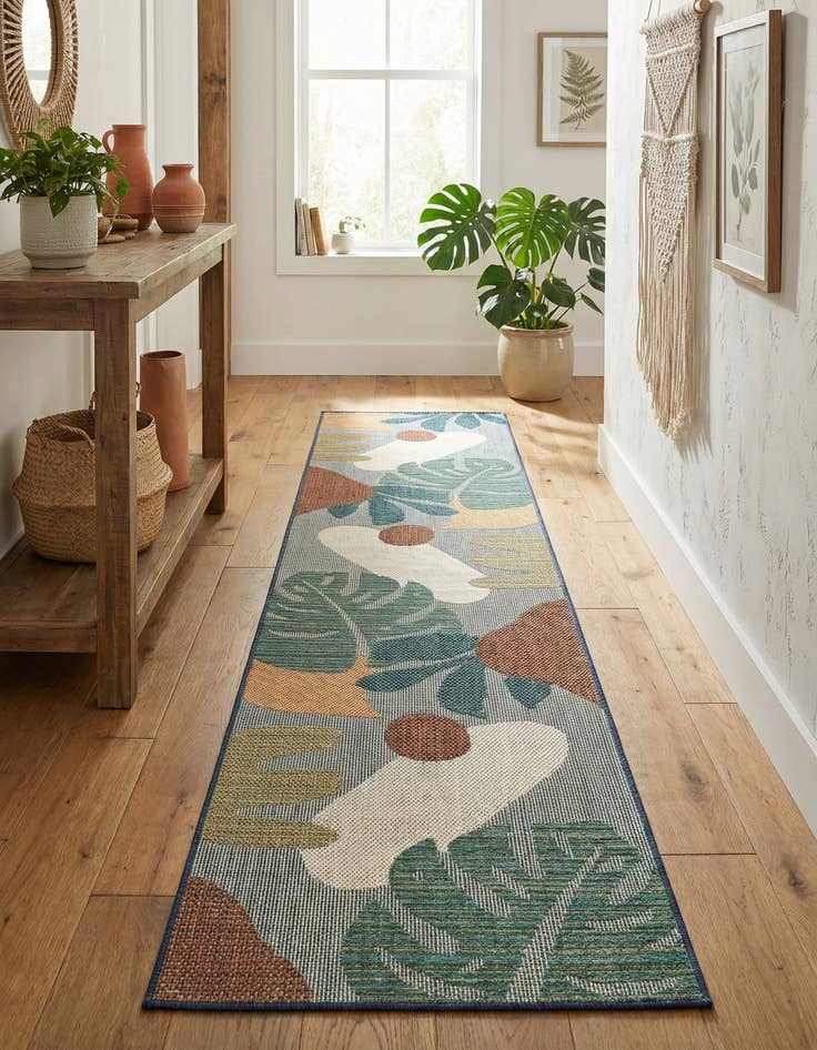Detail image of 2' 7 x 12' Easy-Clean Baja Indoor / Outdoor Runner Rug