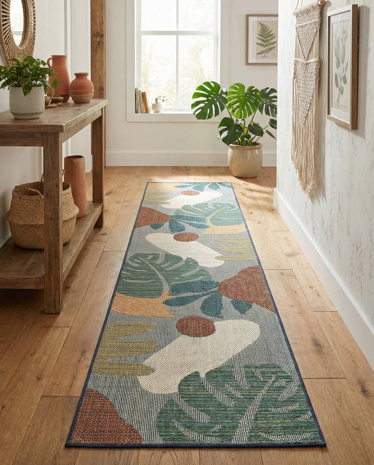 Detail image of 2' 7 x 12' Easy-Clean Baja Indoor / Outdoor Runner Rug