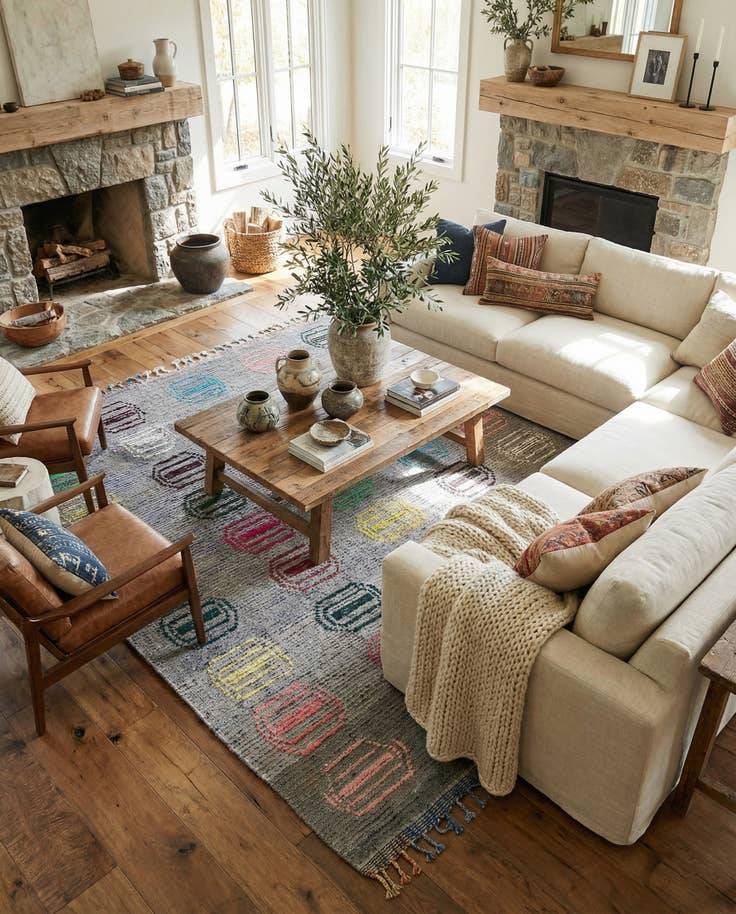 Detail image of 7' 9 x 10' 3 Hand Knotted Moroccan Wool Rug