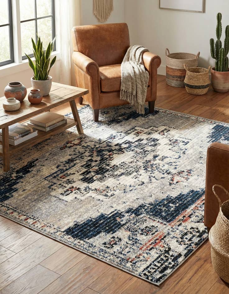 Detail image of  6' x 6' Tucson Square Rug