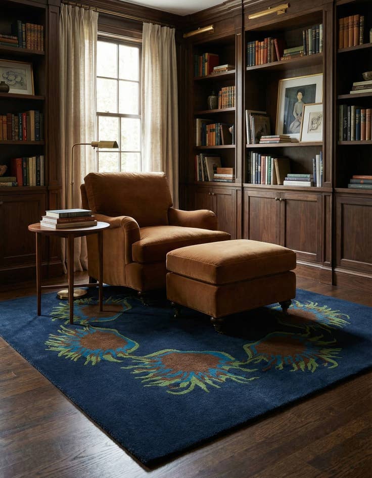 Detail image of 7' 6 x 7' 7 Luna Square Rug