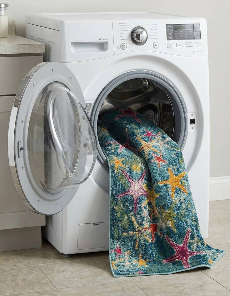 Detail image of  2' 7 x 10'  Washable Amalfi Runner Rug