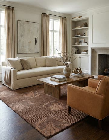 8' x 9' 8 Hand Knotted Darya Wool Rug