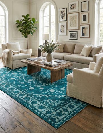 9' 2 x 13' 2 Hand Knotted Ultra Vintage Persian Wool Rug