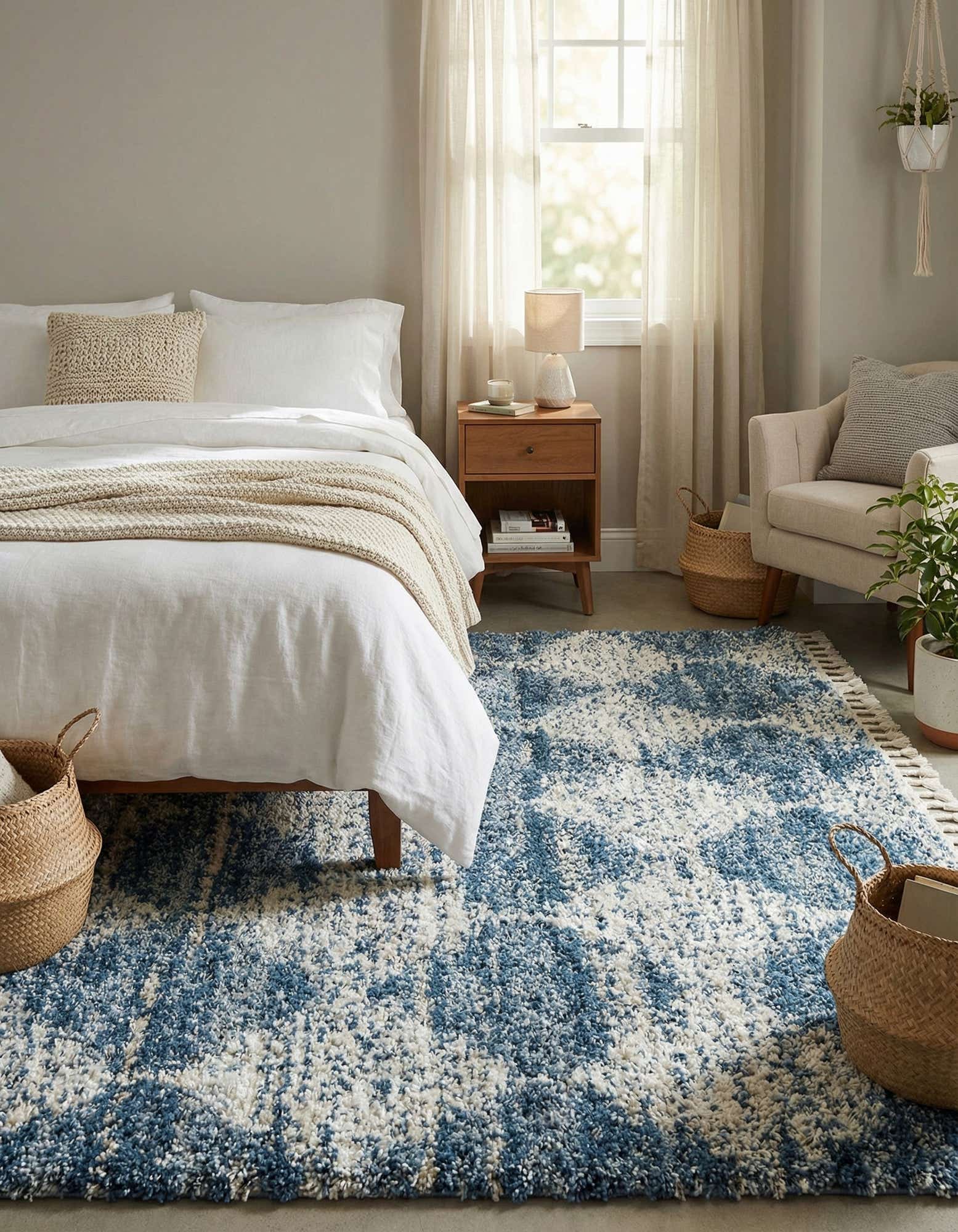 5' 3 x 8' Serenity Shag Rug