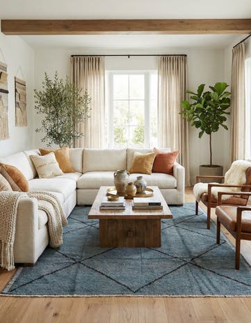 7' 10 x 10' 1 Hand Knotted Moroccan Wool Rug