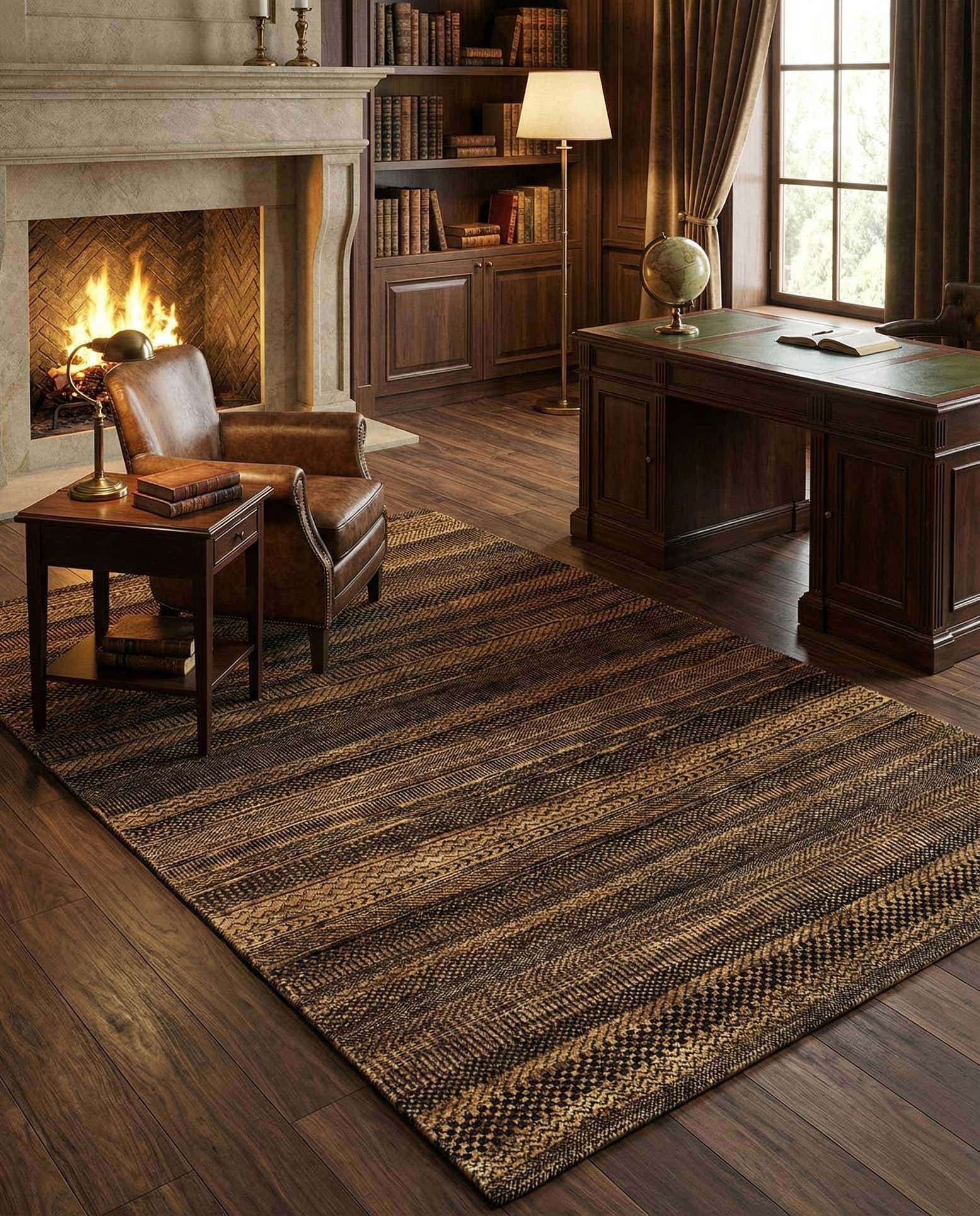 4' 7 x 6' 7 Juma Wool Rug