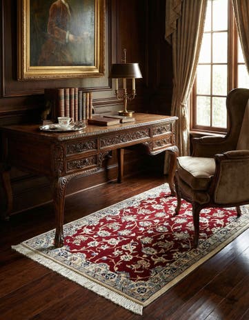 2' x 3' 1 Hand Knotted Nain Rug