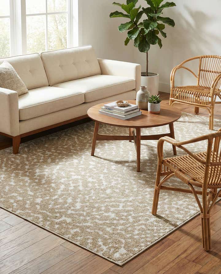 5' 3 x 8' Easy-Clean Safari Indoor / Outdoor Rug