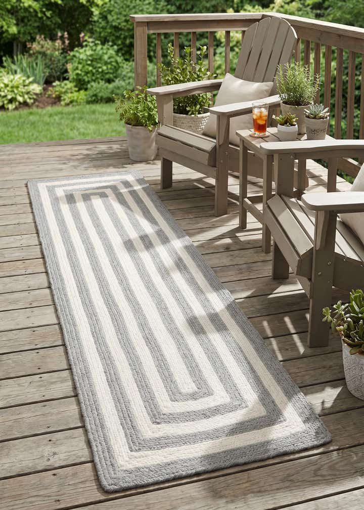 2' x 8' Easy-Clean Eco Verse Washable Indoor / Outdoor Runner Rug