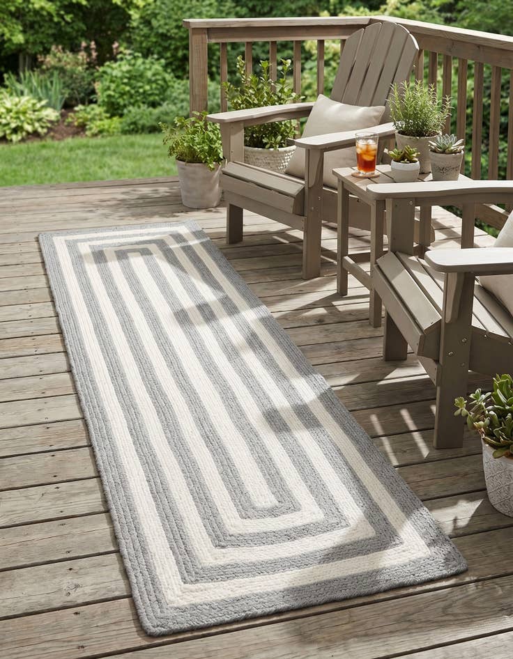 Detail image of 2' x 8' Easy-Clean Eco Verse Washable Indoor / Outdoor Runner Rug