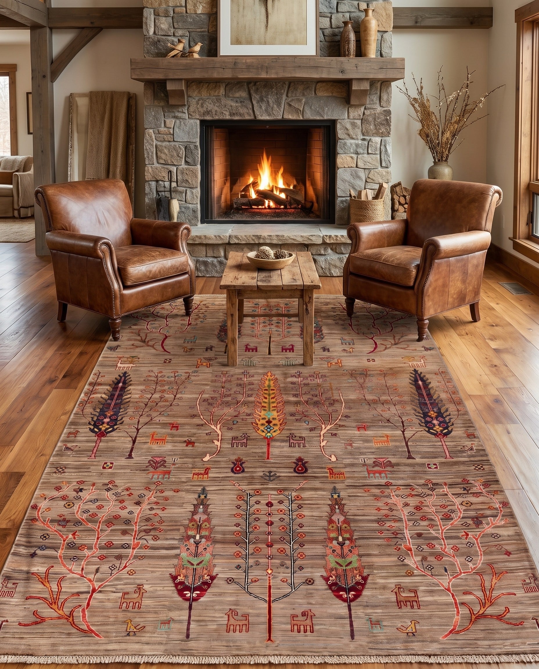 5' 1 x 7' 1 Hand Knotted Ariana Ziegler Rug